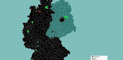 Njemačka je ponovo u dva dijela: Izborna karta pokazala duboke podjele