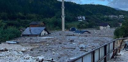 Zastrašujući prizori poplava i klizišta u BiH